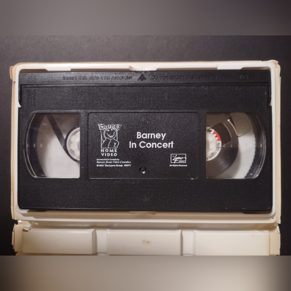 Barney In Concert VHS 1991 Video Tape Sing Along Songs *In Different Case